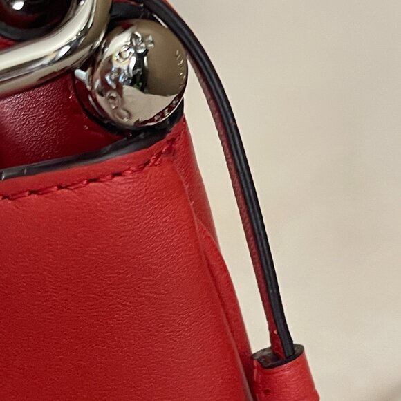 Coach Glovetan Orange Leather Nomad Hobo Bag F36026 - Picture 6 of 16